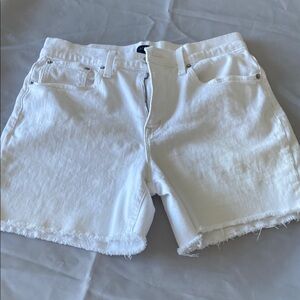 J. Crew White Jean Shorts